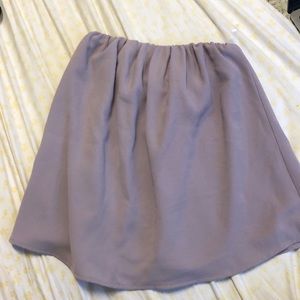 Strapless top